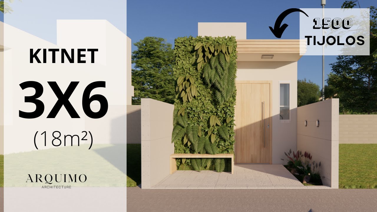 KITNET 3X6 | CASA ESTREITA E MODERNA | STUDIO 3X6 | LOFT 3x6 PARA ALUGAR | KITNET ECON&Ocirc;MICA