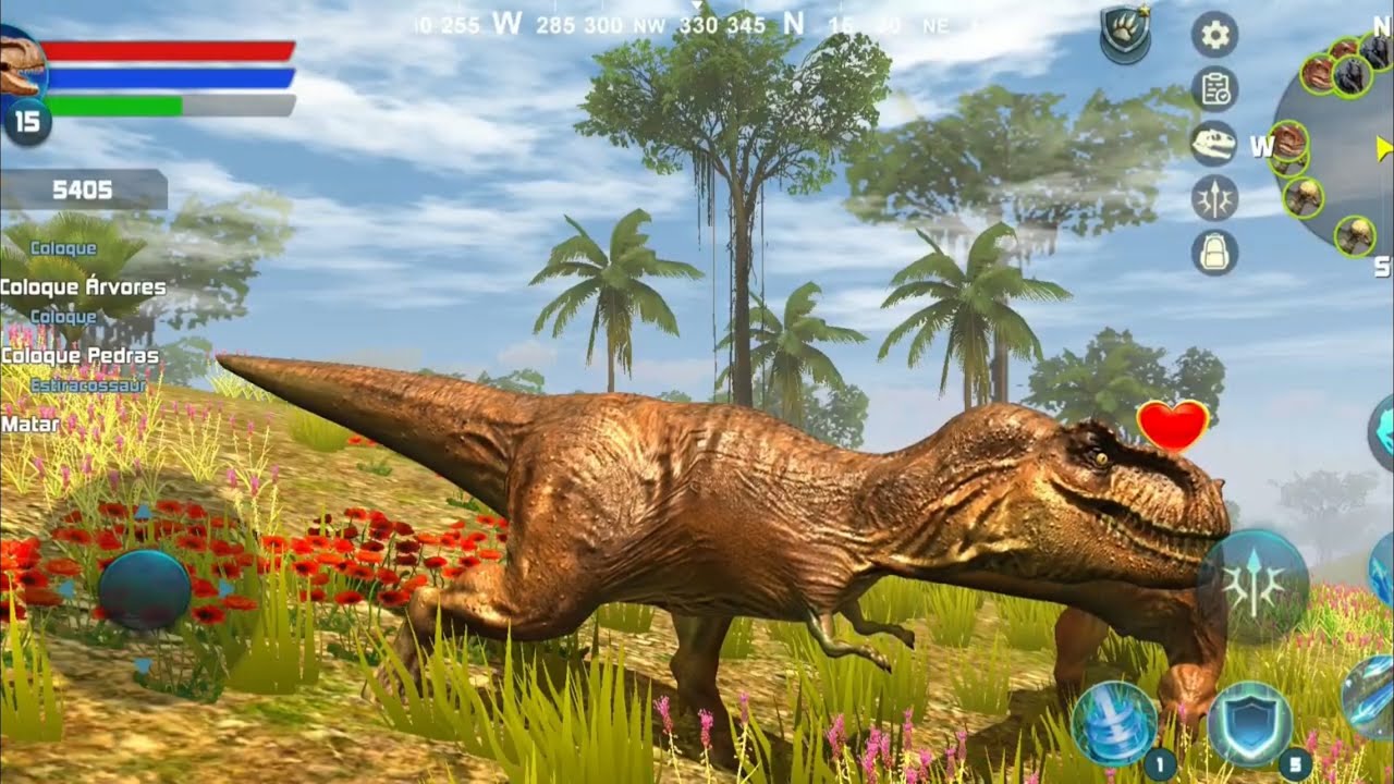 Tyrannosaurus Simulator Android Gameplay - T-Rex Simulator Android Gameplay