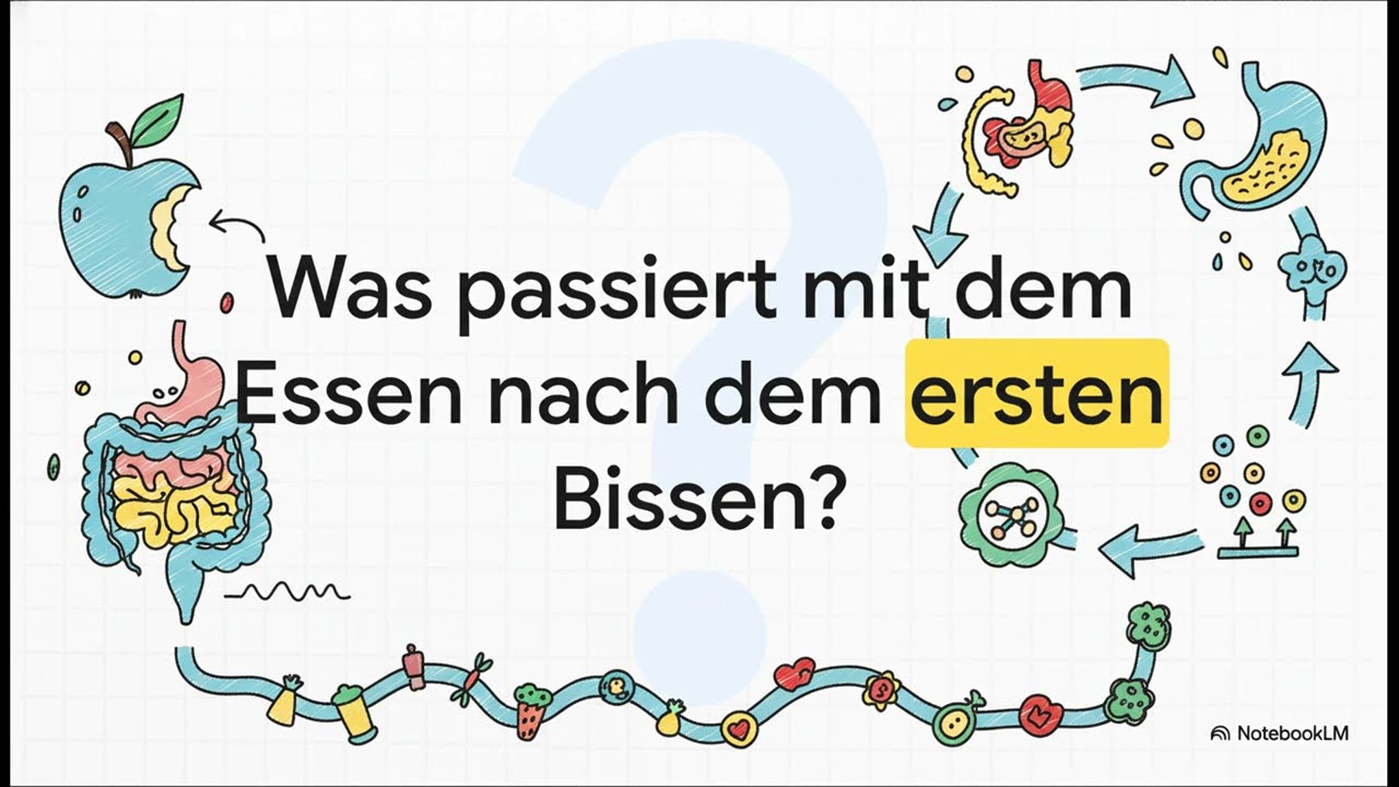 🍽️ Verdauungssystem einfach erklärt | Weg der Nahrung & Funktion des Verdauungstrakts