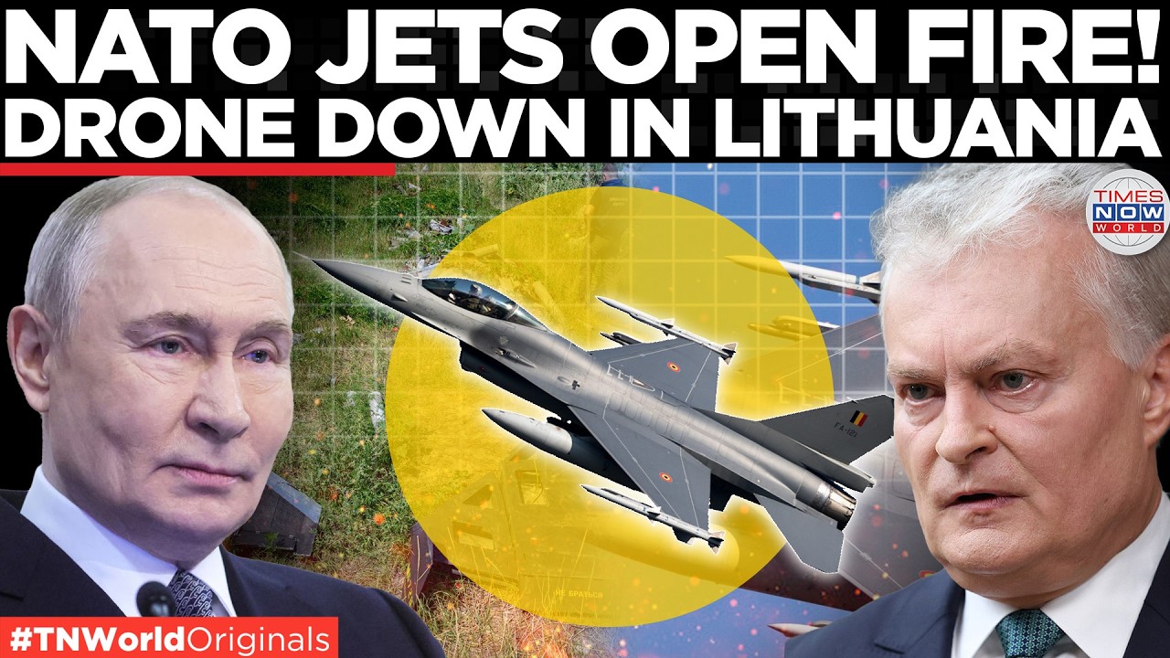 NATO AIRSPACE BREACHED: Fighter Jet Shoots Down Drone in Lithuania, Belarus Entry Suspected