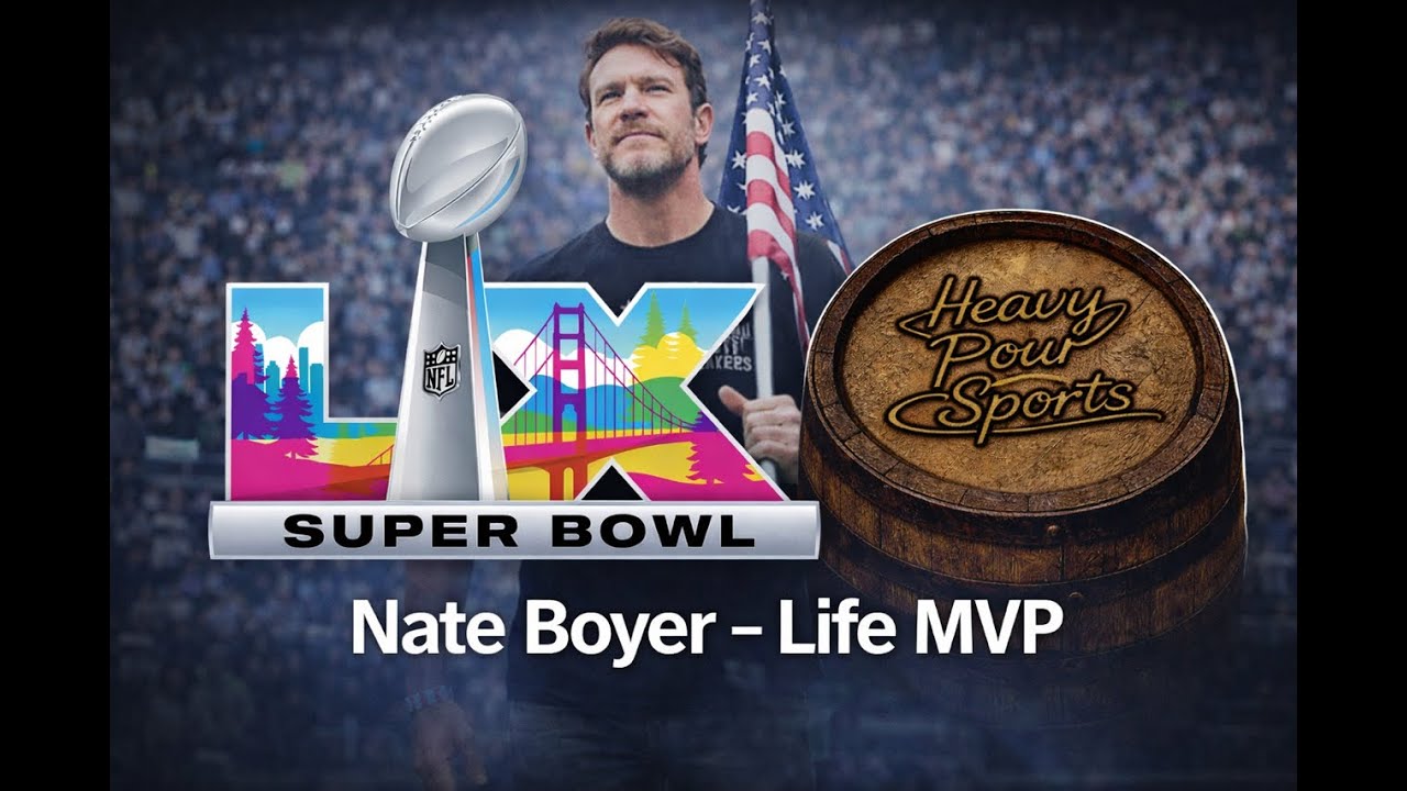 Life MVP - Nate Boyer | Merging Vets & Players | #SuperBowlLX Media Row - Heavy Pour Sports