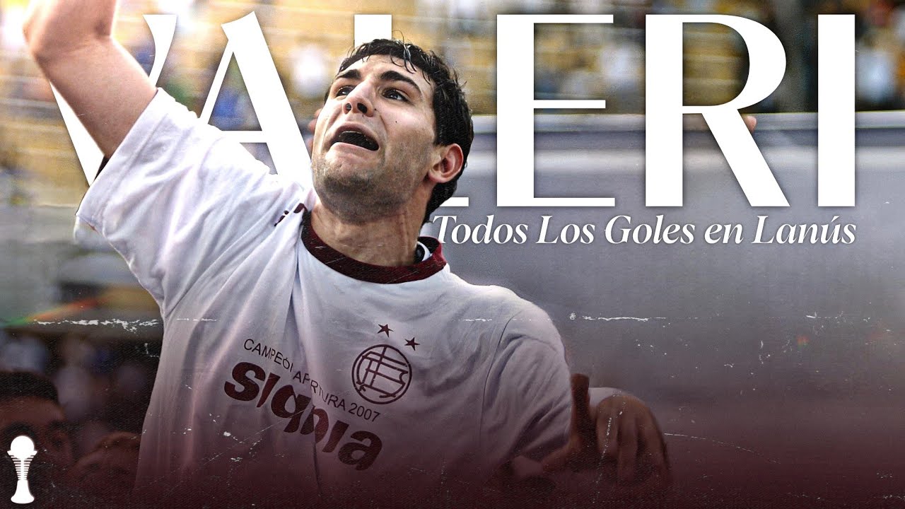TODOS Los GOLES de DIEGO VALERI en LAN&Uacute;S