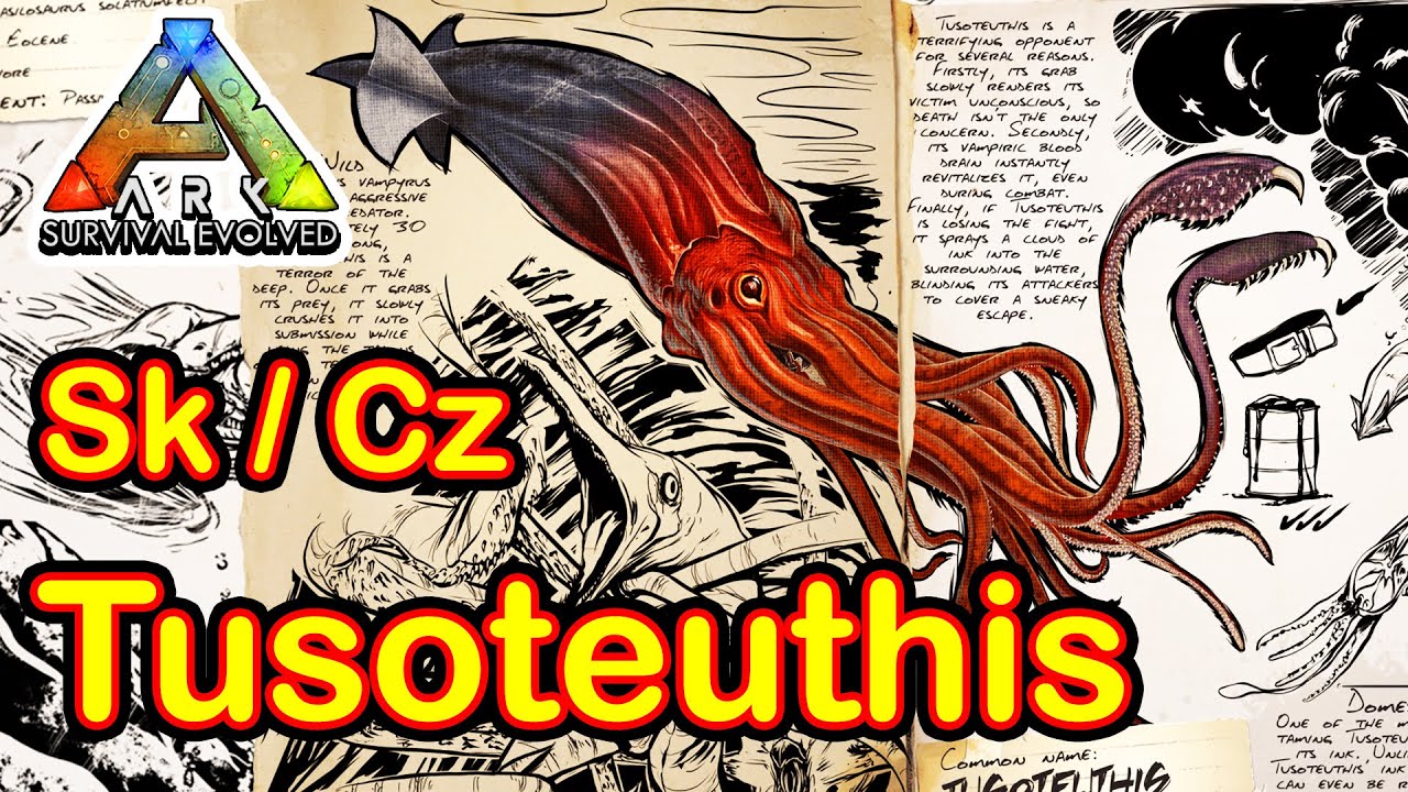 Jak ochočit Tusoteuthis - Ark: Survival Evolved Cz / Sk - Tutorial N&aacute;vod