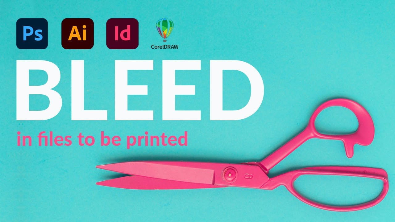 Bleed in files to be printed