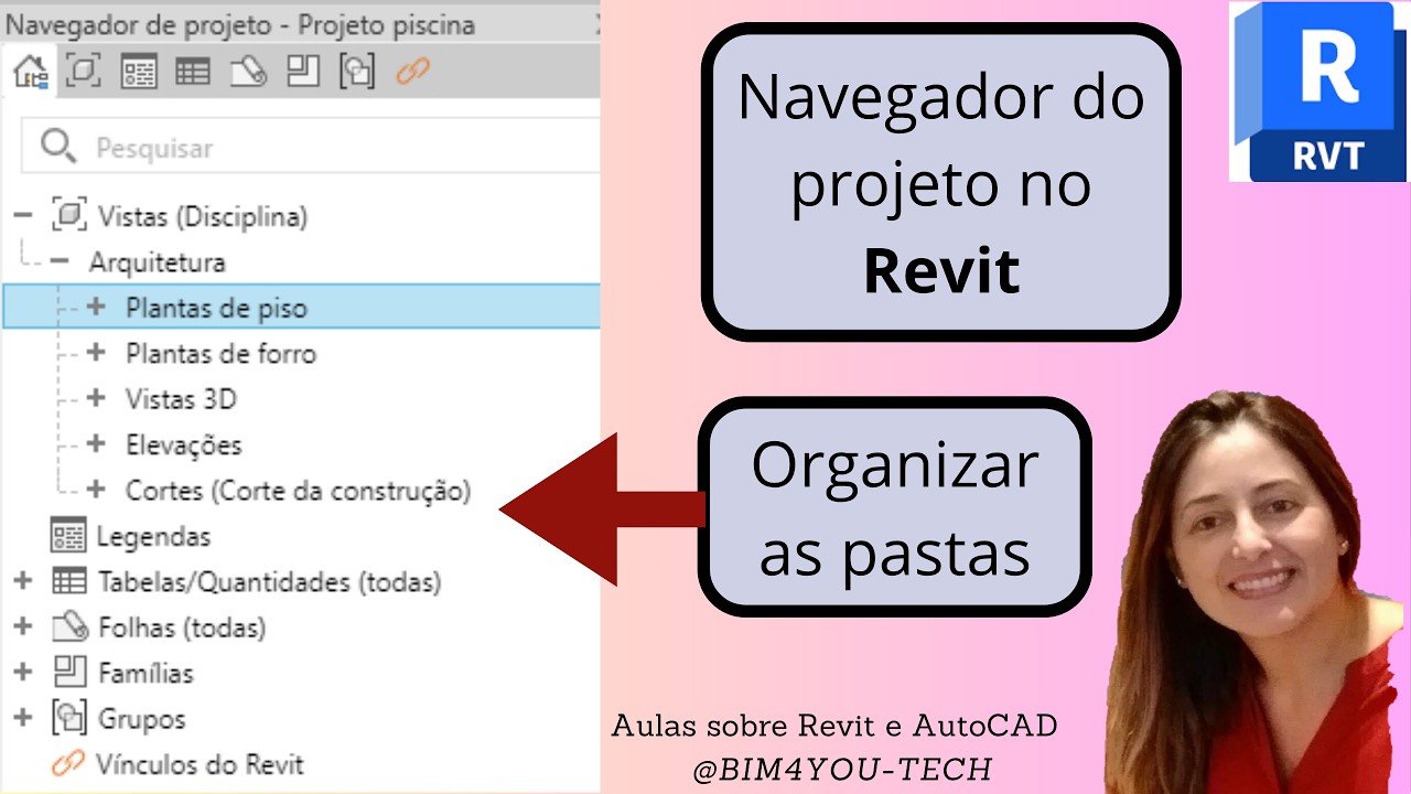 Organização do Navegador do Projeto no Revit com BIM4You