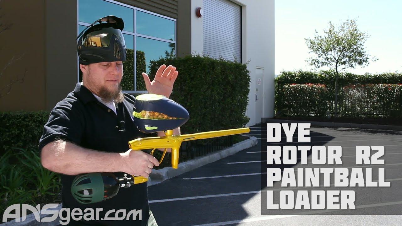 Dye Rotor R2 Paintball Loader - Shooting Video