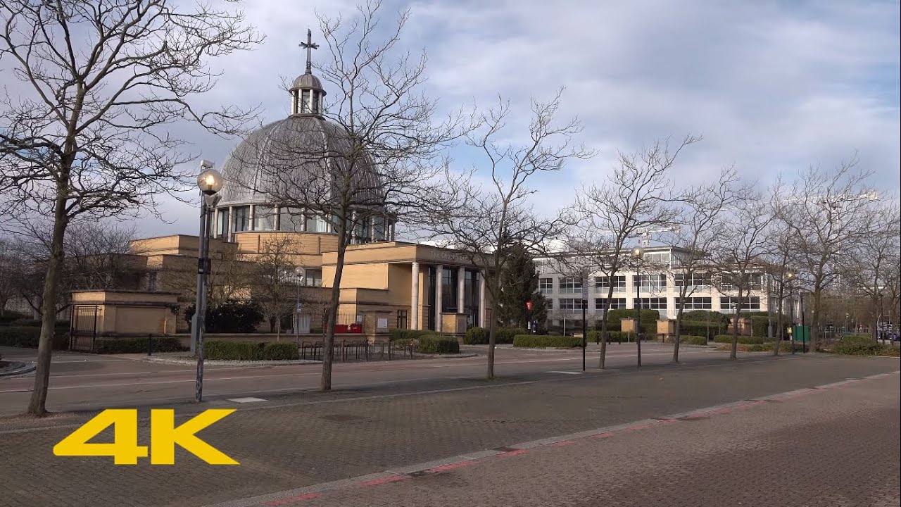 Milton Keynes Walk: Town / City Centre【4K】