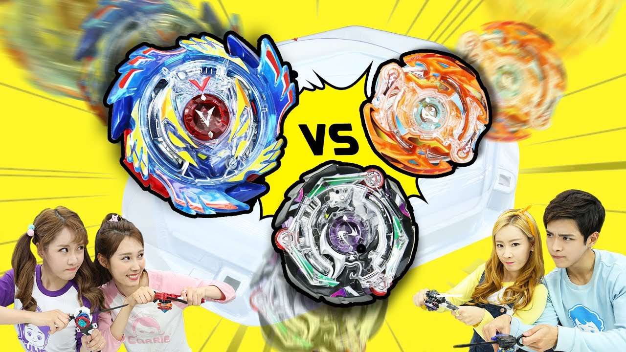Beyblade Buster God топ разборок Carrie Ellie Julie Kevin | CarrieAndToys