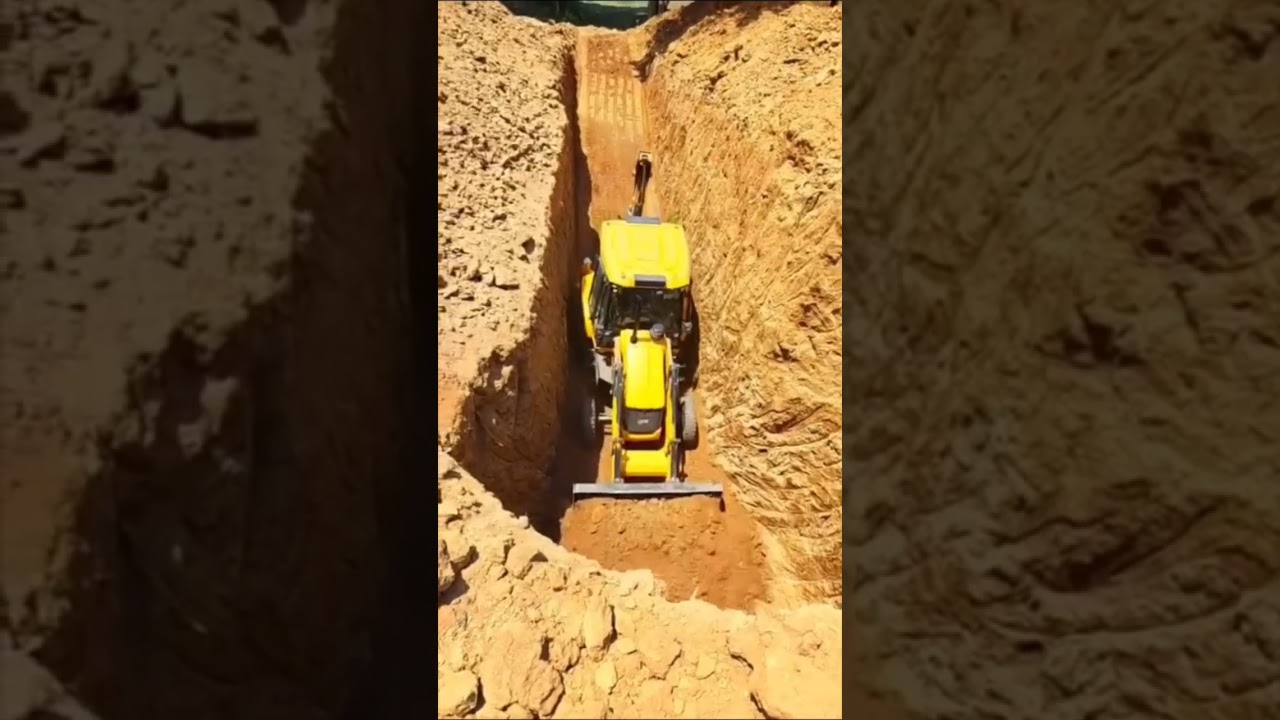 Jcb 3dx #danger #working #trending #shorts #stunt #vlog #videos 😱😱😱😱