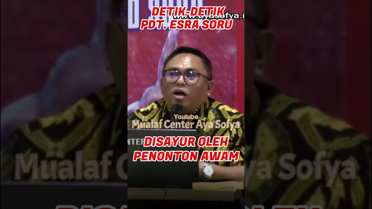 DETIK-DETIK PDT. ESRA SORU DISAYUR OLEH PENONTON&nbsp;AWAM