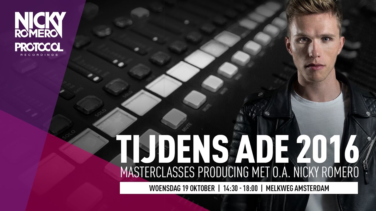 Masterclass Nicky Romero tijdens ADE 2016