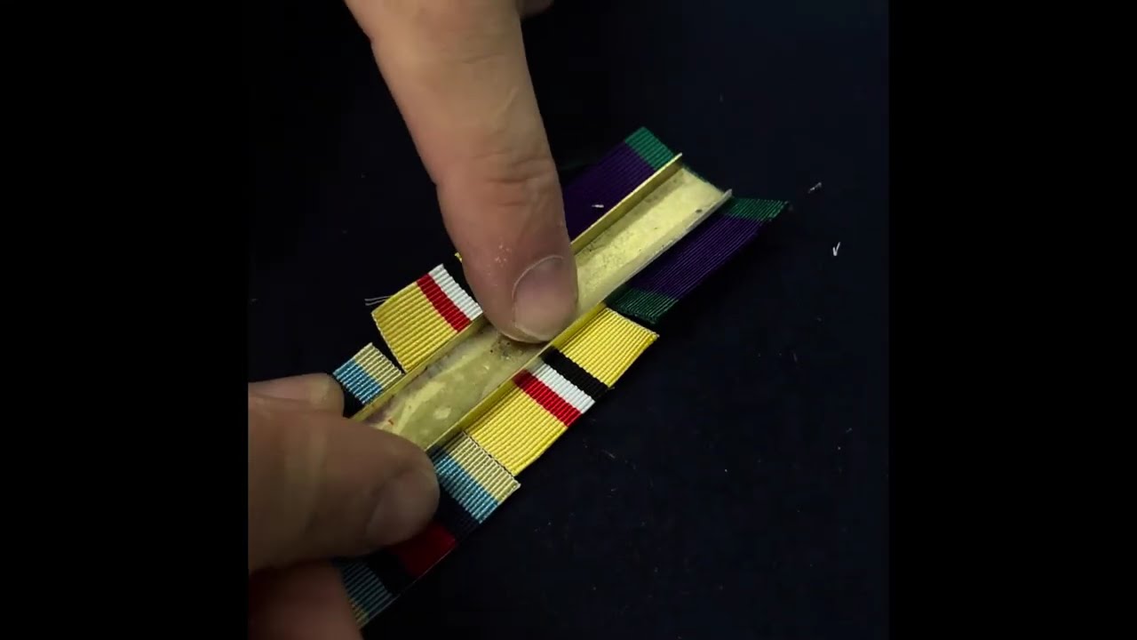 How we make metal ribbon bar pins.