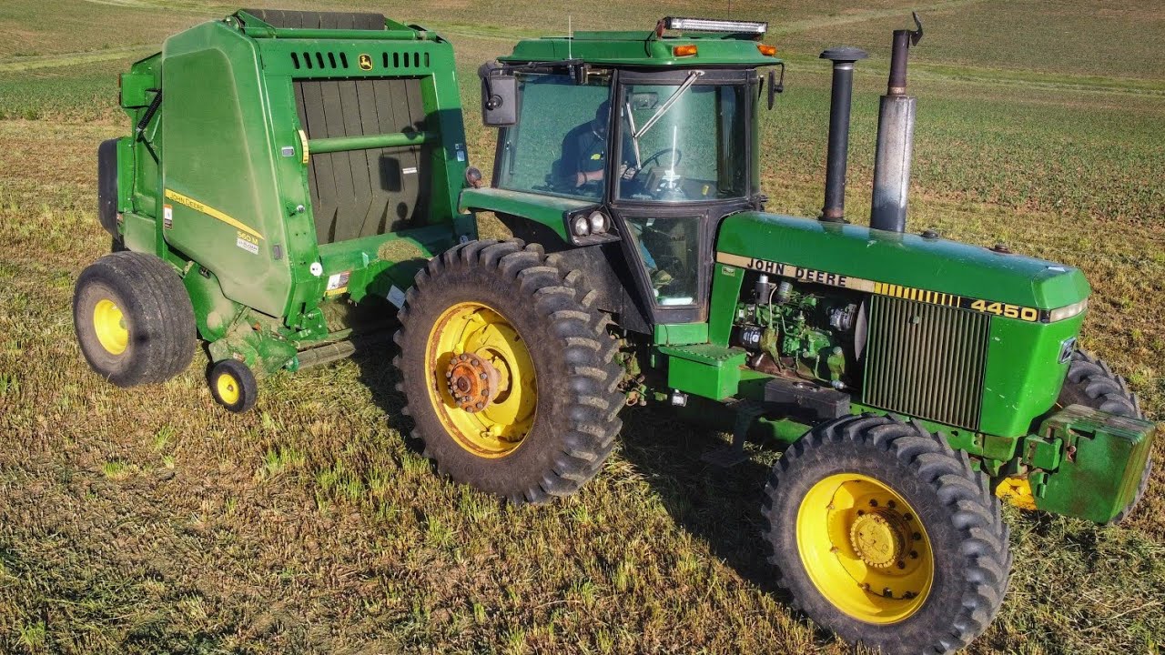 BALING 1ST CROP WITH THE 560M!