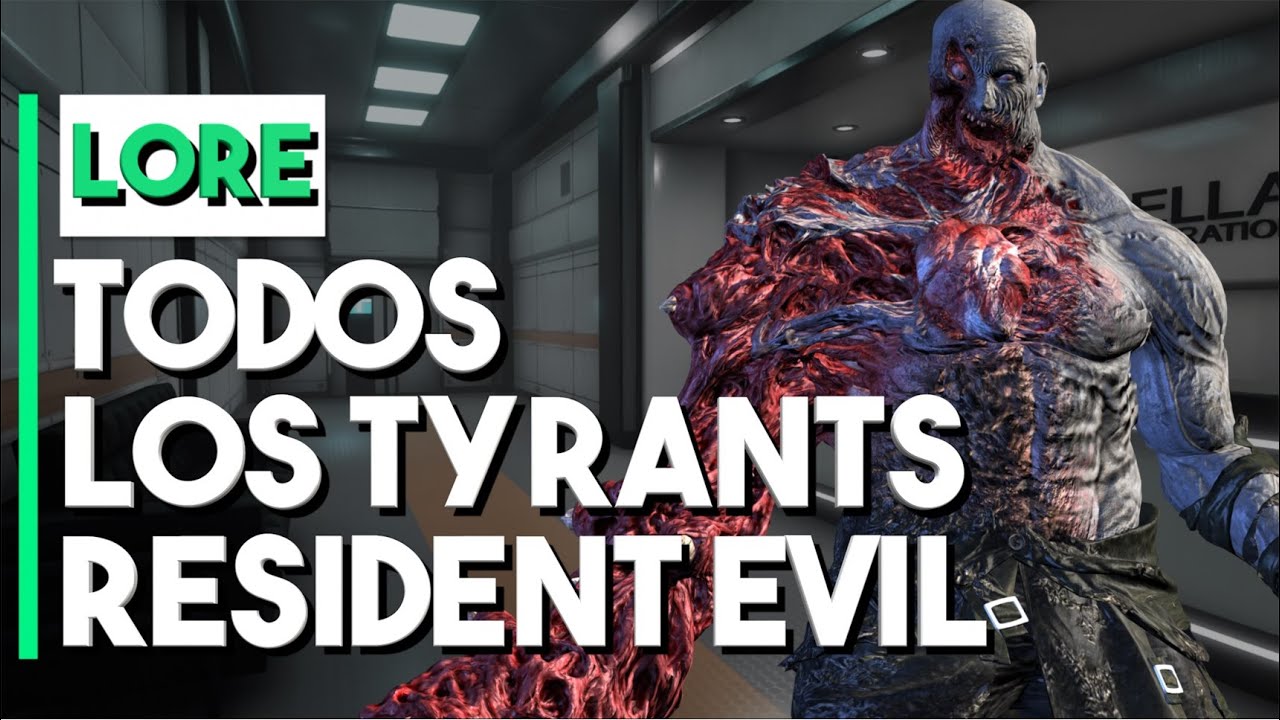 RESIDENT EVIL: TODOS los TYRANTS que hemos VISTO EN LA SAGA