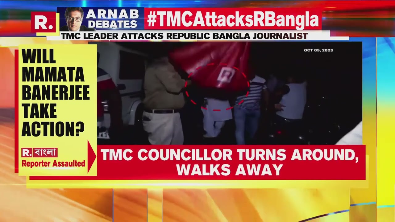 Anger Mounts Over Assault Of Republic Reporter, Political Parties Seek Action Against TMC Leader