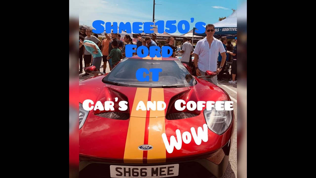 Shmeeting Shmee150 and his awesome Ford GT40 at Cars & Coffee
