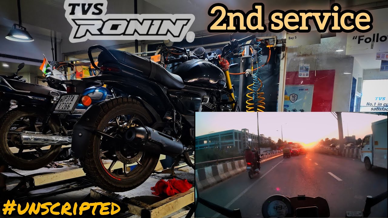 TVS RONIN 2nd service 🏍️👨🏻‍🔧 