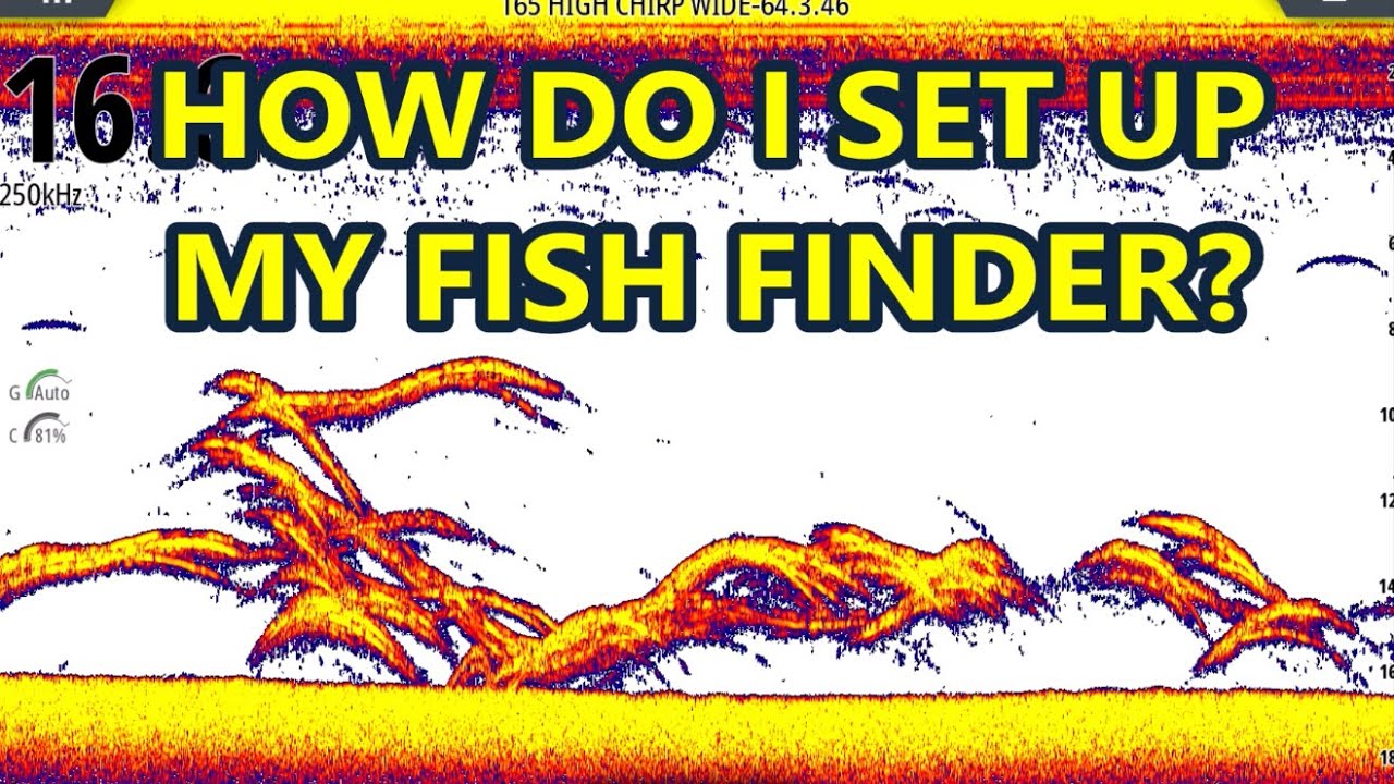 How to set up a fish finder? Setting up sonar. Fishfinder setup. Fish finder settings