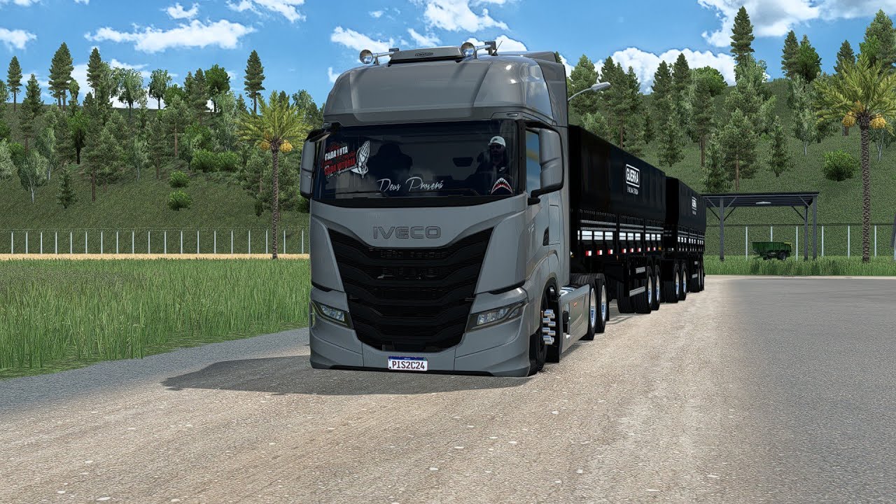 LIVE - RBR ] DE IVECO  TRANSPORTANDO MILHO ATE RIO VERDE #ets2 #eurotrucksimulator2