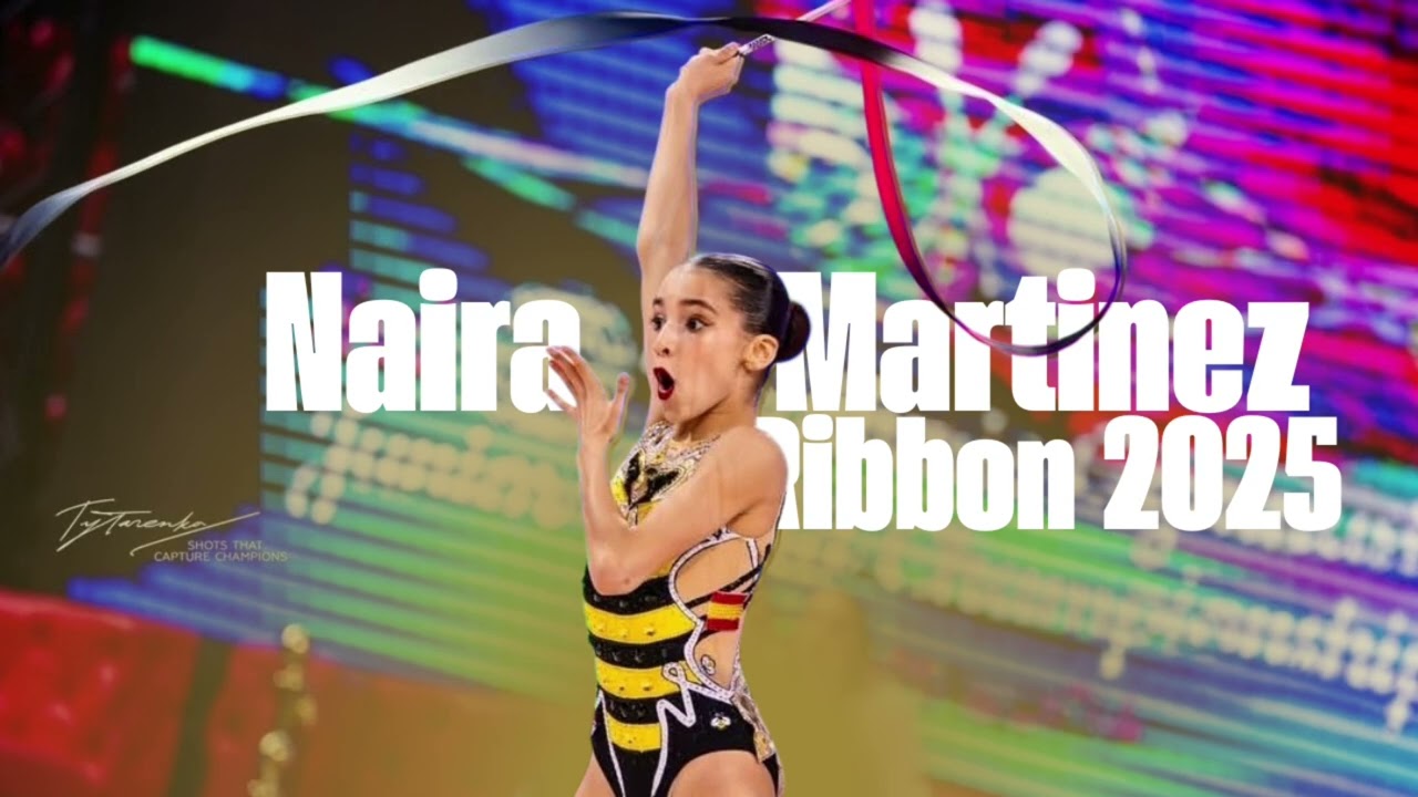 Naira MARTINEZ Ribbon 2025 (ESP) - Exact Cut - Music For RG Rhythmic Gymnastic #125 