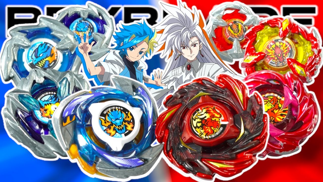 ALL DRAN BEYS vs ALL PHOENIX  BEYS | Jaxon VS Blaze | BEYBLADE X