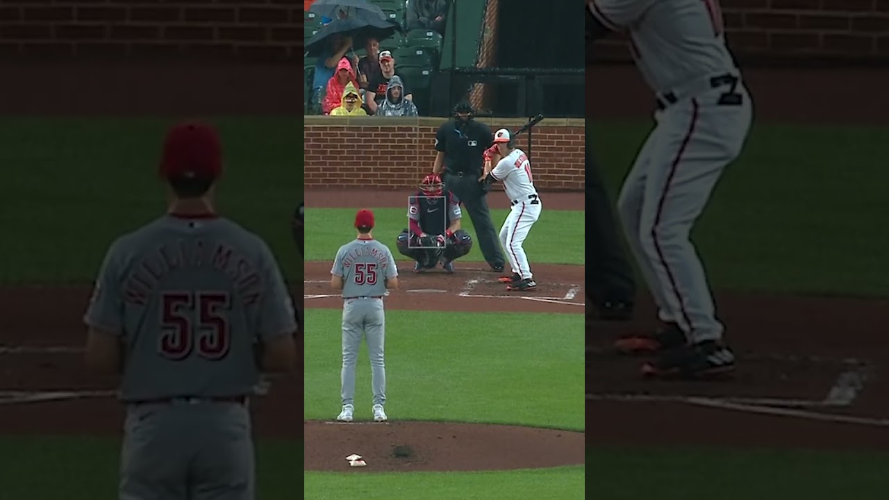 Jordan Westburg's friends were behind home plate for his first Major League at-bat 😂