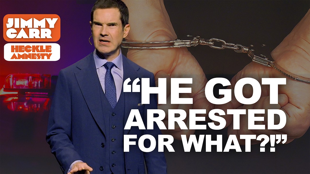 Jimmy Carr Uncovers The Criminal Reason Heckler’s Ex Missed the Show