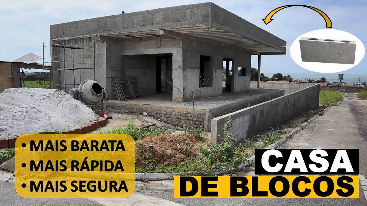 Casa de bloco celular: a mais BARATA, RÁPIDA e SEGURA!