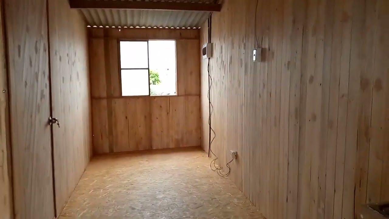 casa de 2 pisos prefabricado / machimbrado de bolaina