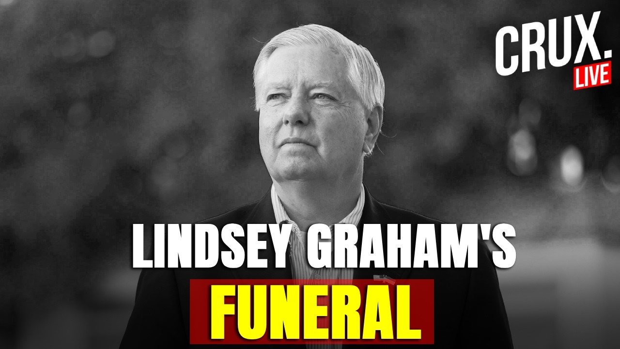 Lindsey Graham Funeral LIVE | Late Senator's Final Journey At Capitol Hill | Washington DC | Trump