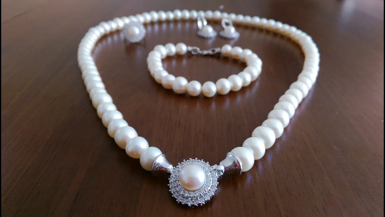 How to Make  A Pearl Necklace  - İnci Kolye Dizimi
