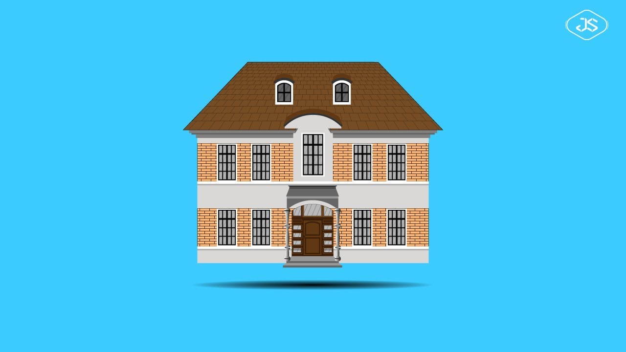 Tutoriel | Comment créer une maison vectorielle dans Adobe Illustrator cc | Graphic Design
