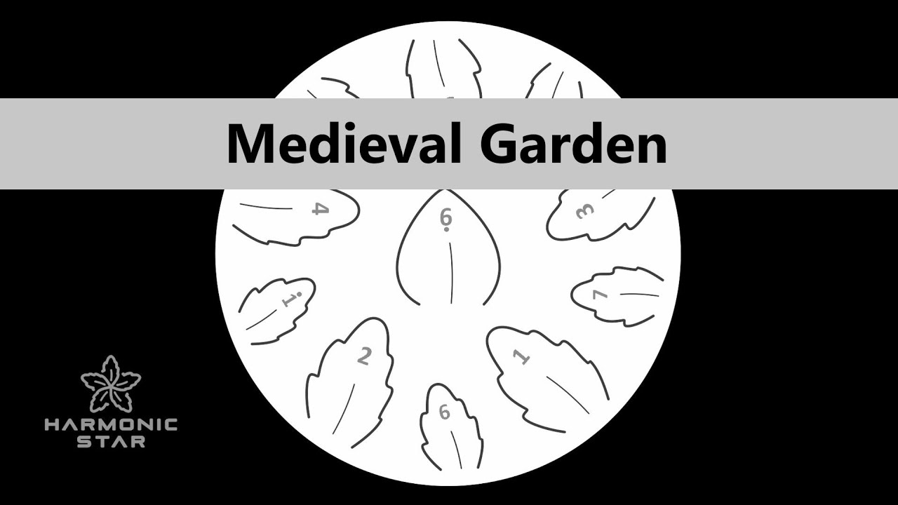 Medieval Garden - Harmonic Star Steel Tongue Drum Tutorial