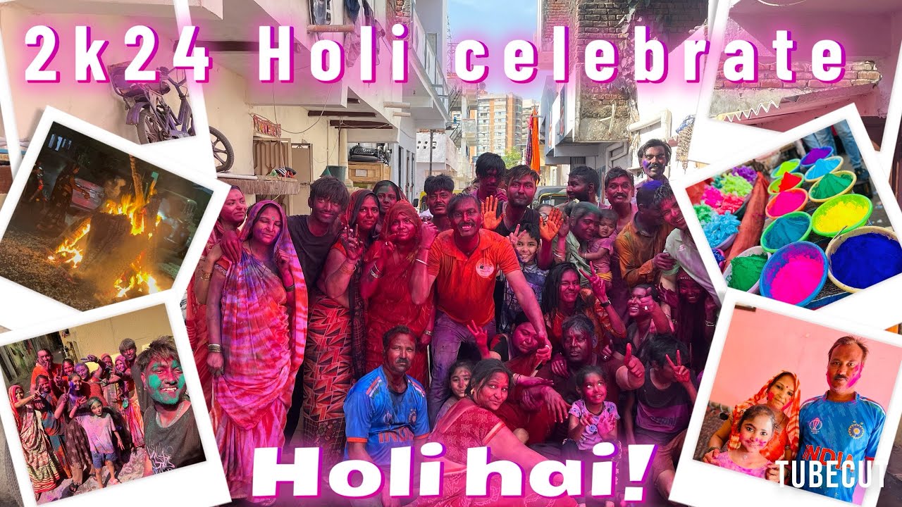 We Celebrated Holi With Our Family In India!