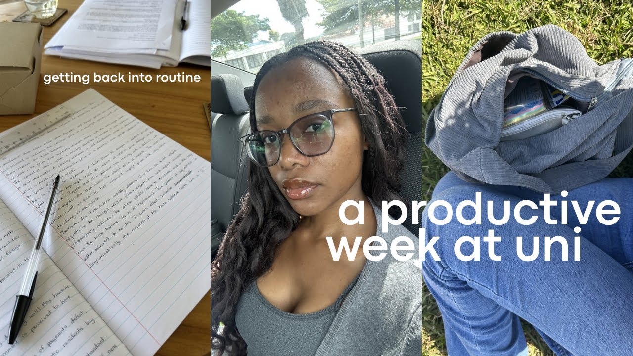 a slow & productive week in uni 