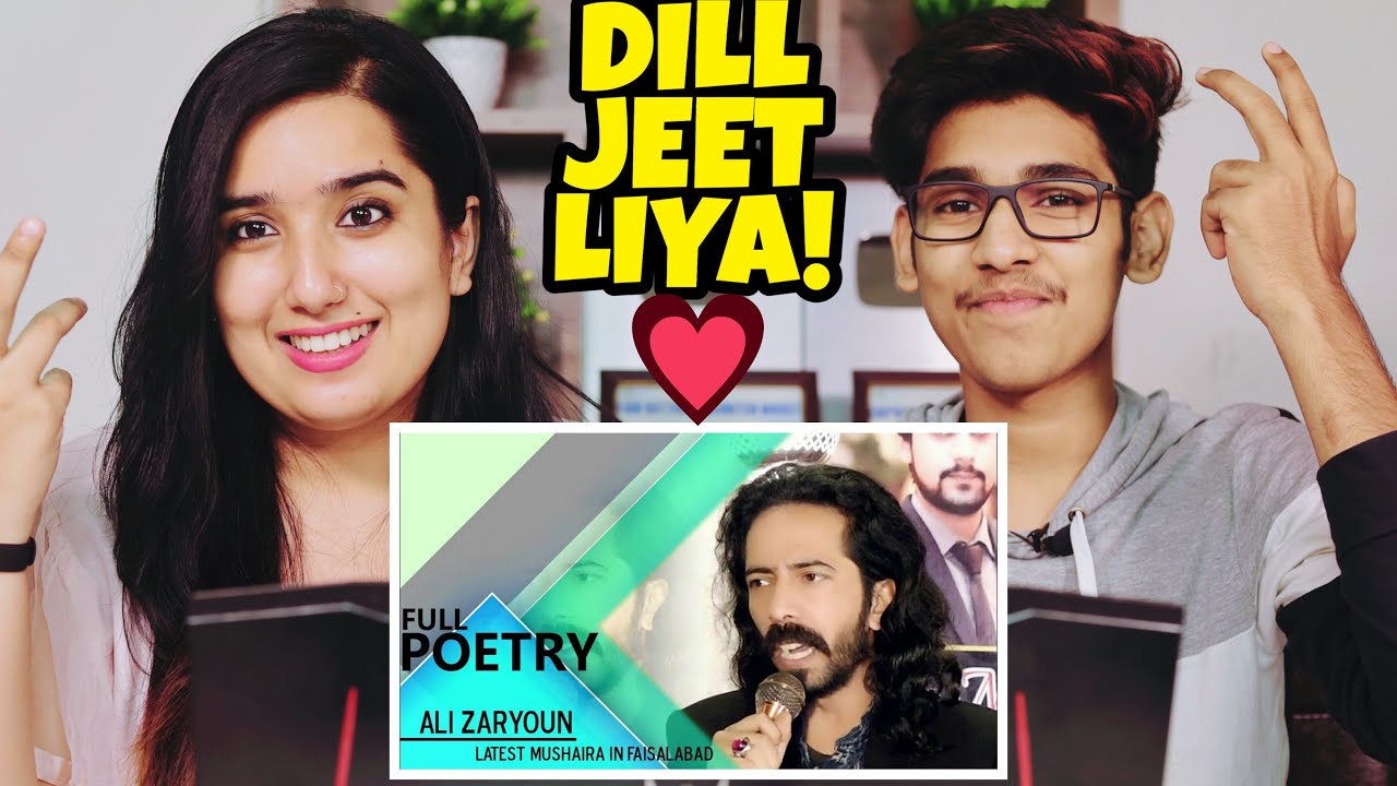 Indian Reaction On Best Of Ali Zaryoon New Poetry 2020 | Krishna Views