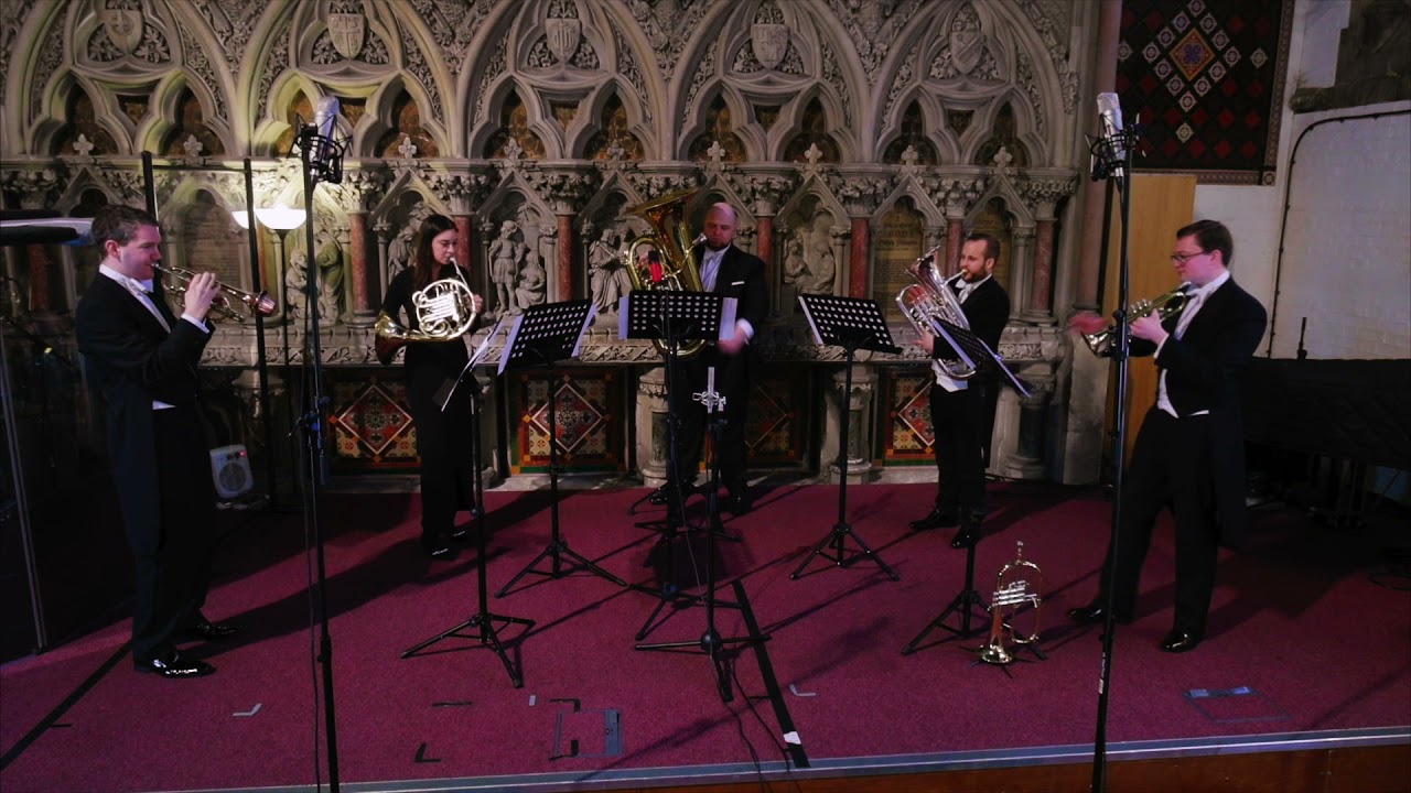 Molly on the Shore for Brass Quintet, by Percy Grainger