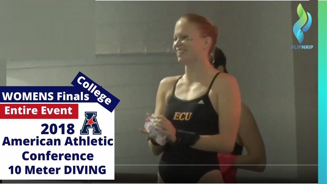 2018 College Womens 10 Meter Platform Diving  - American Athletic Conference Finals