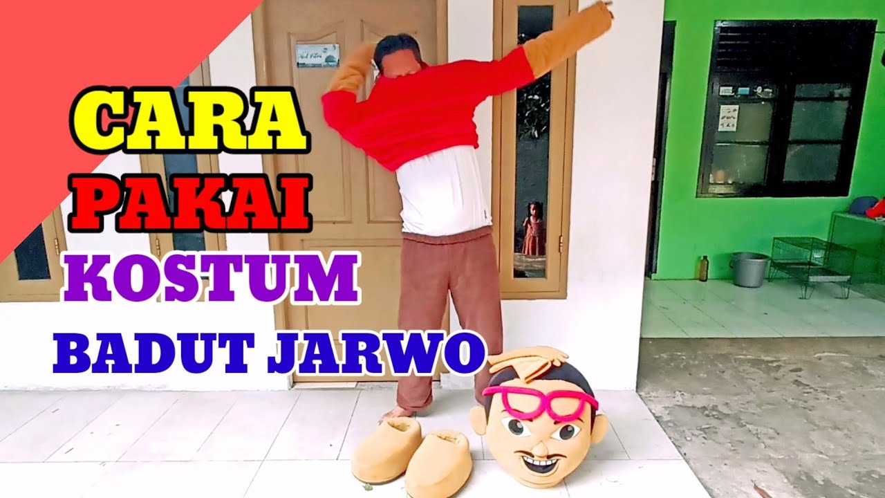 SIMPEL BEGINI CARA PAKAI KOSTUM BADUT BANG JARWO