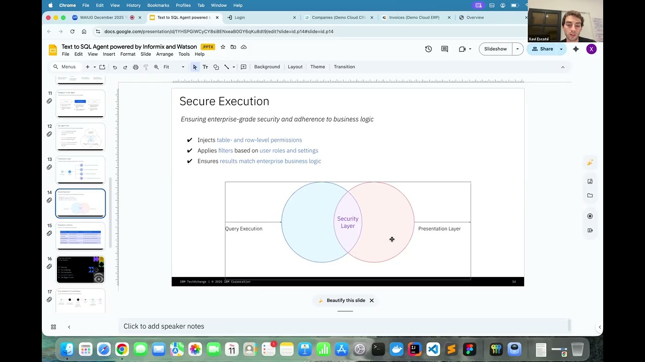 Text to SQL Agent powered by Informix and Watsonx by Xavier Escoté of Deister