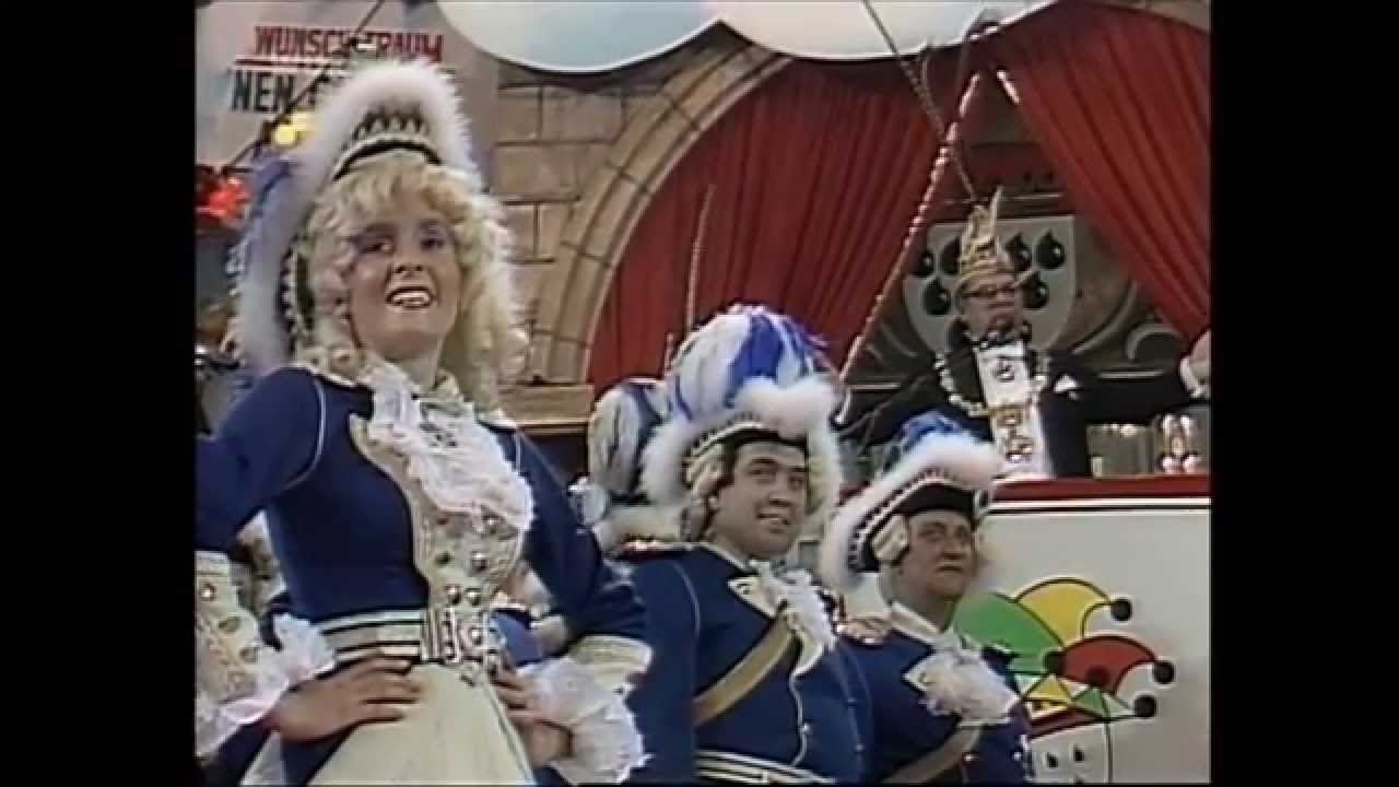 Karneval in Köln 1987 - Blaue Funken - Mariechen- und Gardetanz
