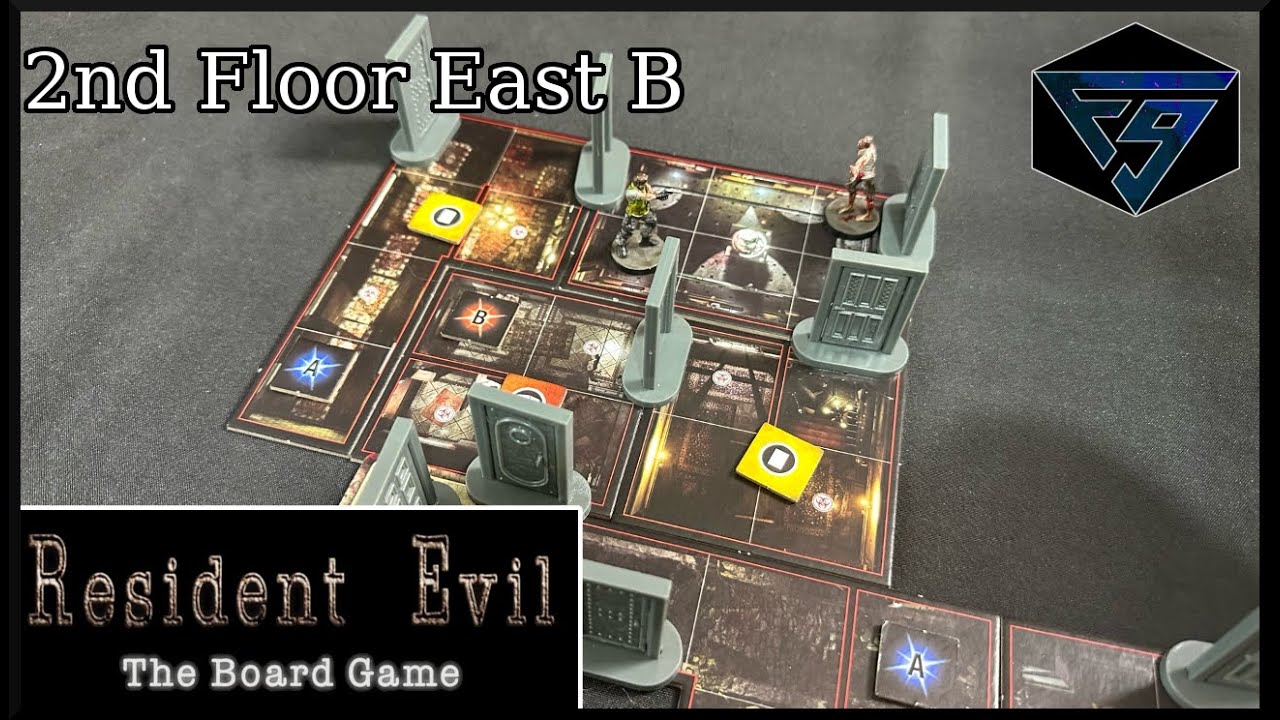 Resident Evil The Board Game - Solo Campaign - 2nd Floor East B