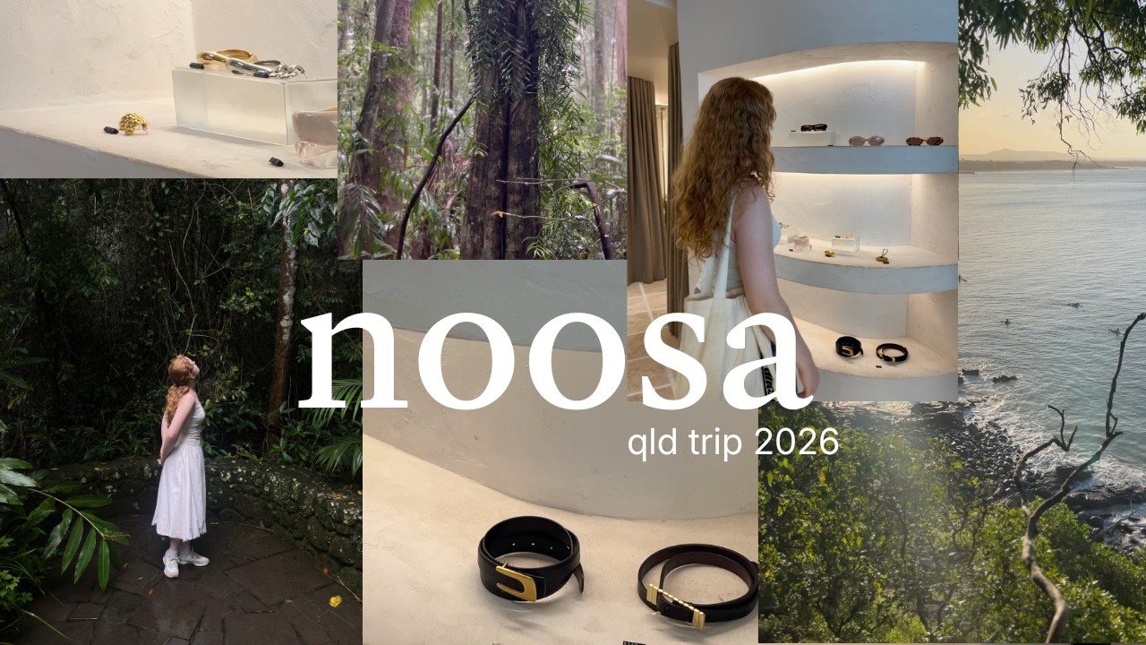 sunshine coast trip 🌊🌞 | trip to noosa with my family 🤍