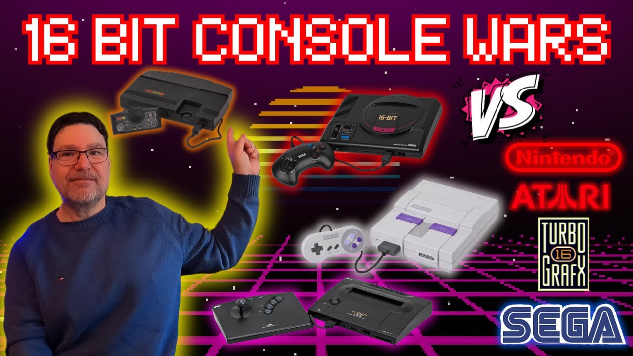 The 16 Bit Era Console Wars: The History of 4th Gen Video Game Consoles