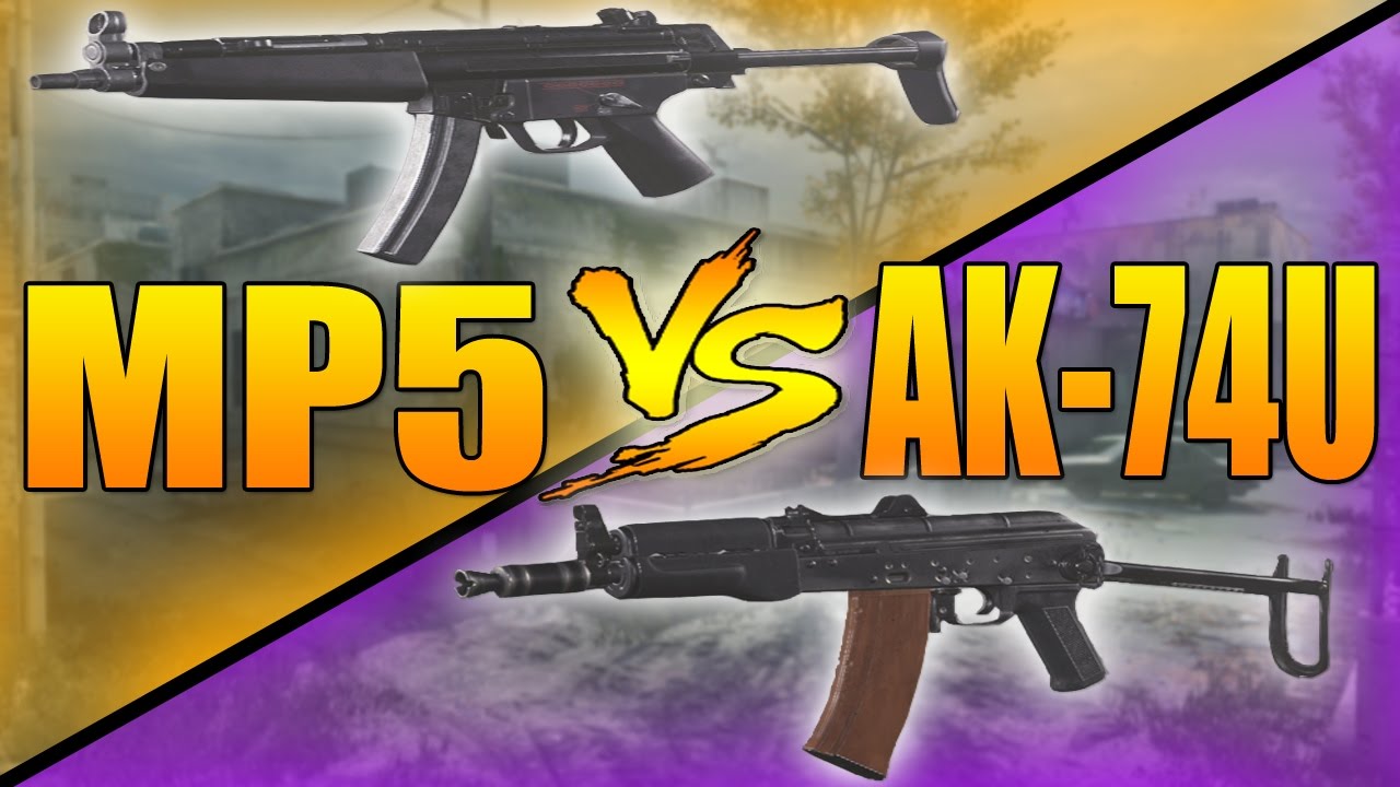 MP5 VS AK-74u (Call of Duty Modern Warfare Remastered Weapons Versus)