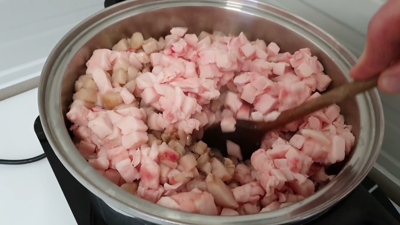 Griebenschmalz vom Wildschwein