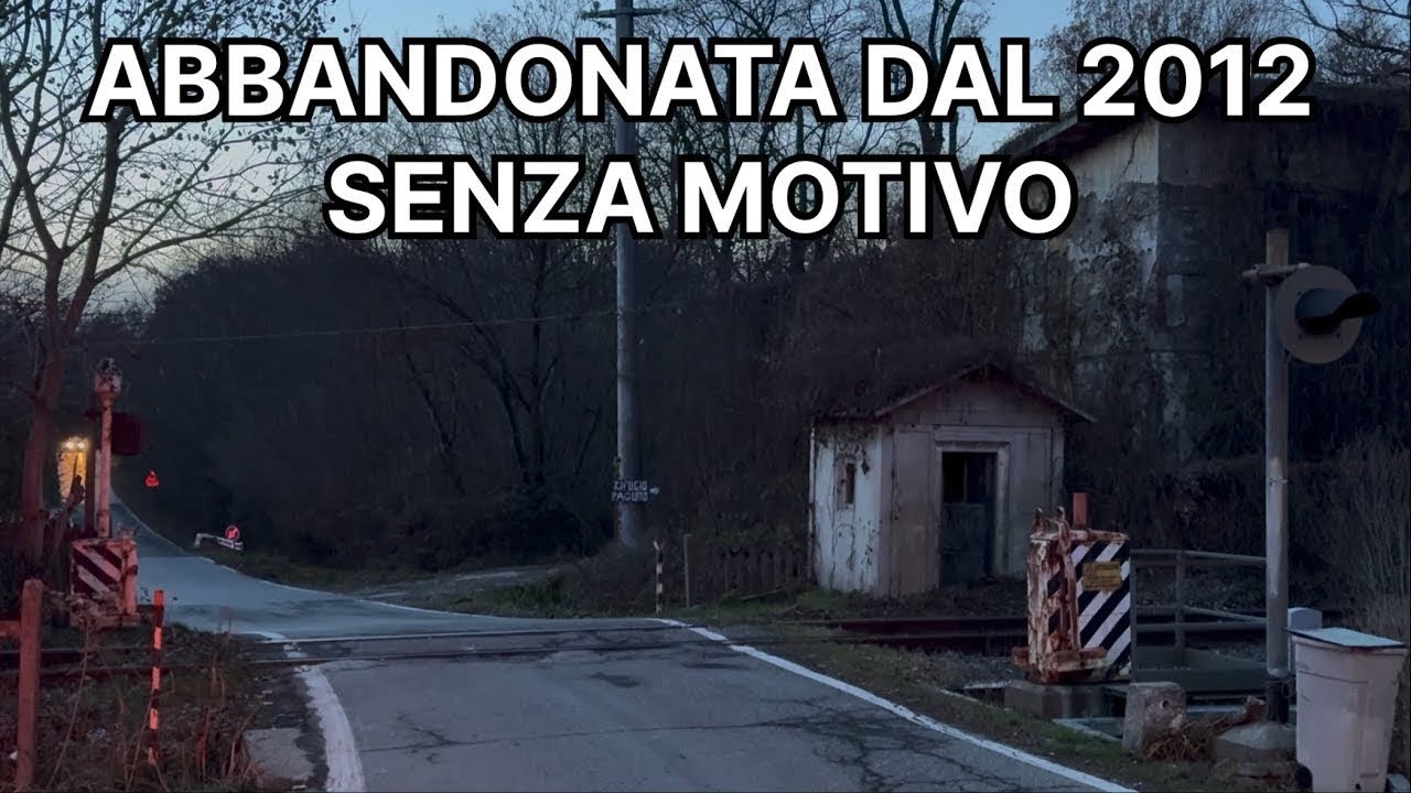 UN PL DISMESSO su una linea ABBANDONATA senza MOTIVO&hellip; SANTHI&Agrave; - ARONA uno spettacolo FERROVIARIO!!