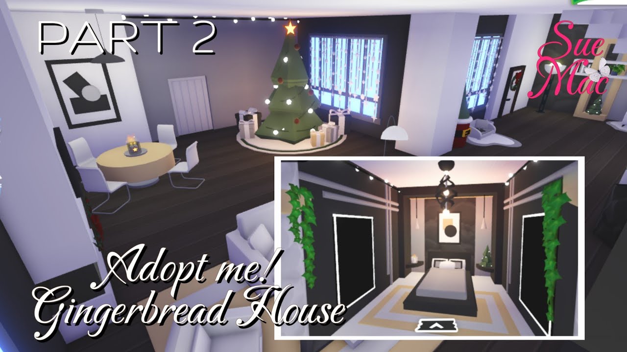 PART 2 🎄 Gingerbread house | Adopt me! |  Speed build