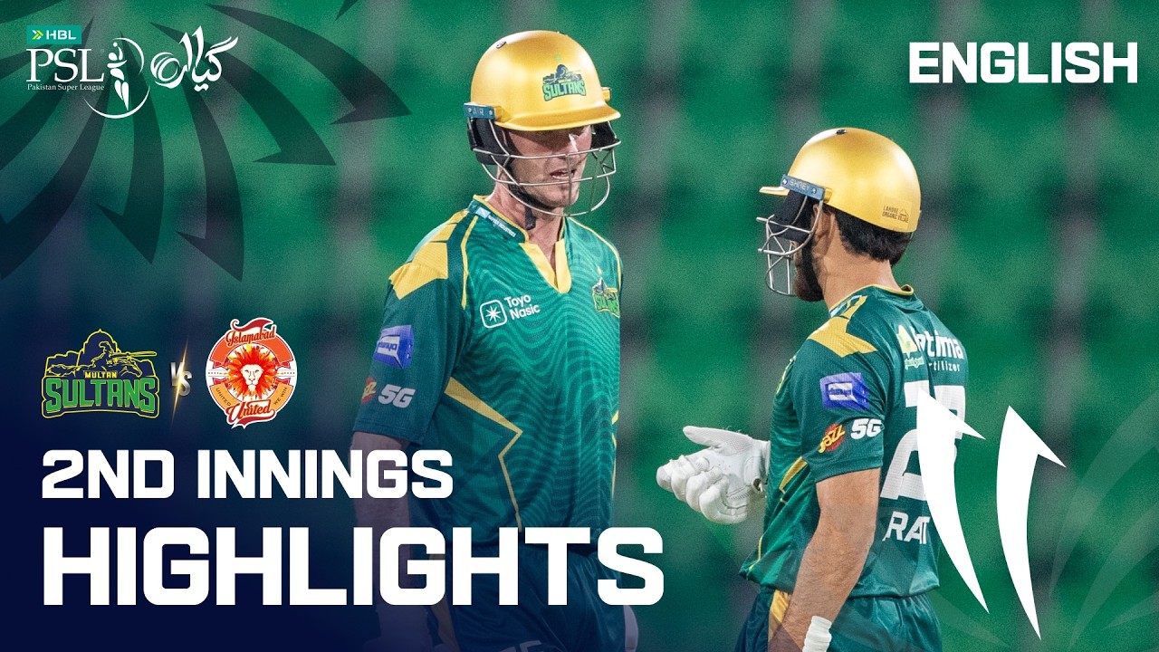 2st Innings Highlights | Multan Sultans vs Islamabad United | Match 4 | English | HBL PSL 11 | MZB1U