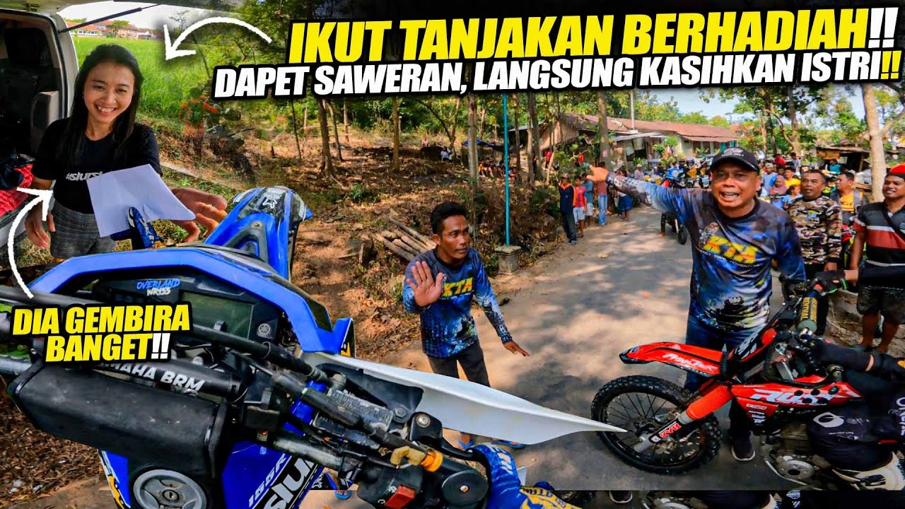 FINISH PERTAMA & LOLOS TANJAKAN BERHADIAH !! SMUA HADIAH BUAT SANG ISTRI !! (Magetan #2)